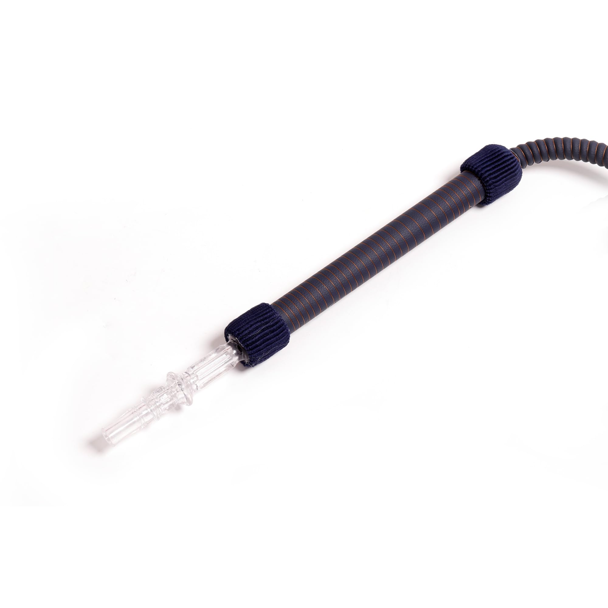 Luna Hookah Premium Travel Tradi Shisha Kit complet Design élégant | Pipe à eau traditionnelle 43 cm avec tête en pierre, cheminée, tuyau traditionnel et pince (Bleu Océan)