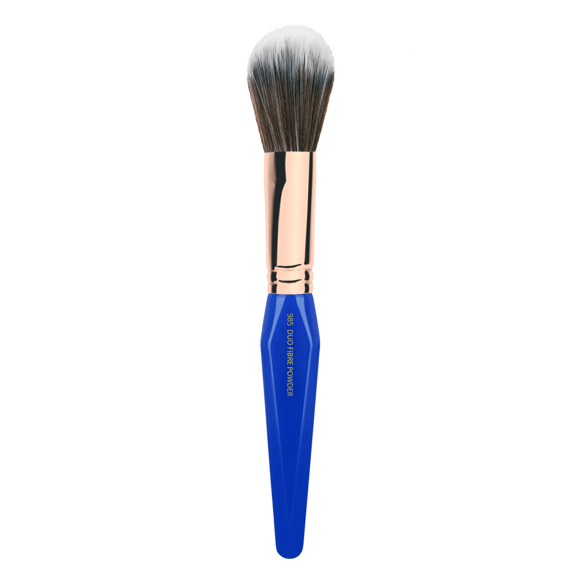 Bdellium Tools - Pennello professionale per trucco, serie triangolo dorato - Duo Fibre Powder 985