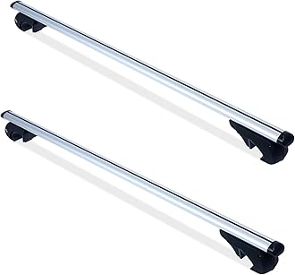 MAXXHAUL 52" Aluminum Roof Rack Cross Bars (150LB) – Locking System, Fit All Raised Rails for SUV/Van/Sedan | Easy Install, Corrosion-Resistant Aluminum