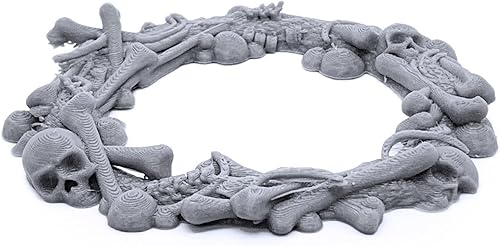 Miniatura 3 de EnderToys Hill Giant Bone Fire Pit, paisaje RPG de mesa impreso en 3D y terreno de juego de guerra para miniaturas de 1.102 in