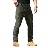 Men's Military Cargo Tactical Pants Water Resistant Ripstop Lightweight Stretch Combat Outdoor Hiking Pants