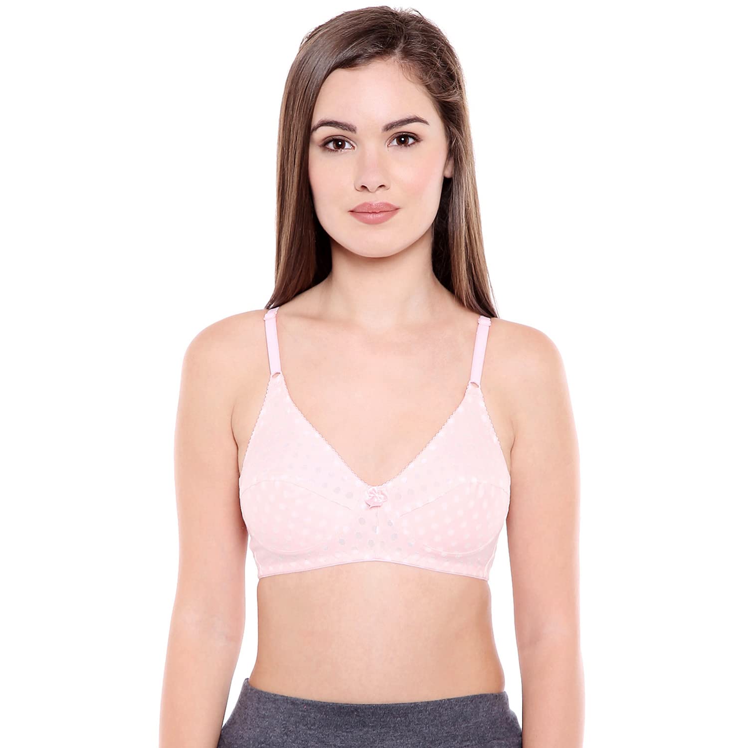 Women's Cotton Non Padded Wire Free Regular Bra-image-47