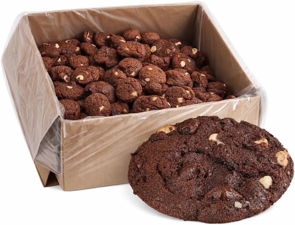 Otis Spunkmeyer Double Chocolate Chip Cookie Dough, 320 Count, 1 Ounce Frozen Portions, Bulk Food Service Pack