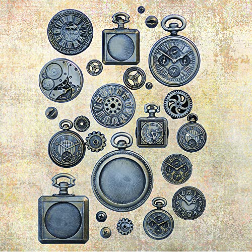 Finnabair Decor Moulds 5"X8"-Pocket Watches, Finnabair Moulds - Pocket Watches - 5"x8"x8mm - Image 3