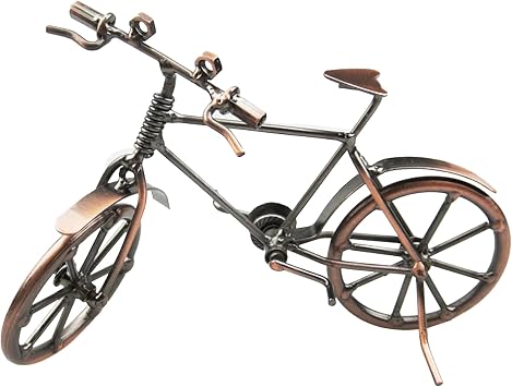 Iron Bike Decorative Model,Vintage Metal Bicycle Biking Gifts,Retro Ironwork Bicycle,Art Crafts Home Office Metal Art Decoration Ornament