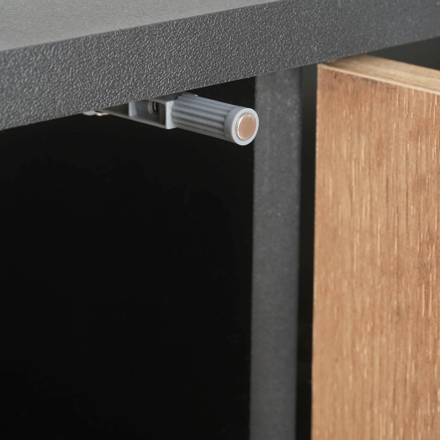 Push-to-Open Door Opener Set of 4 - Includes Soft Close, No Drilling for Cabinets & Drawers, Assembly without Tools