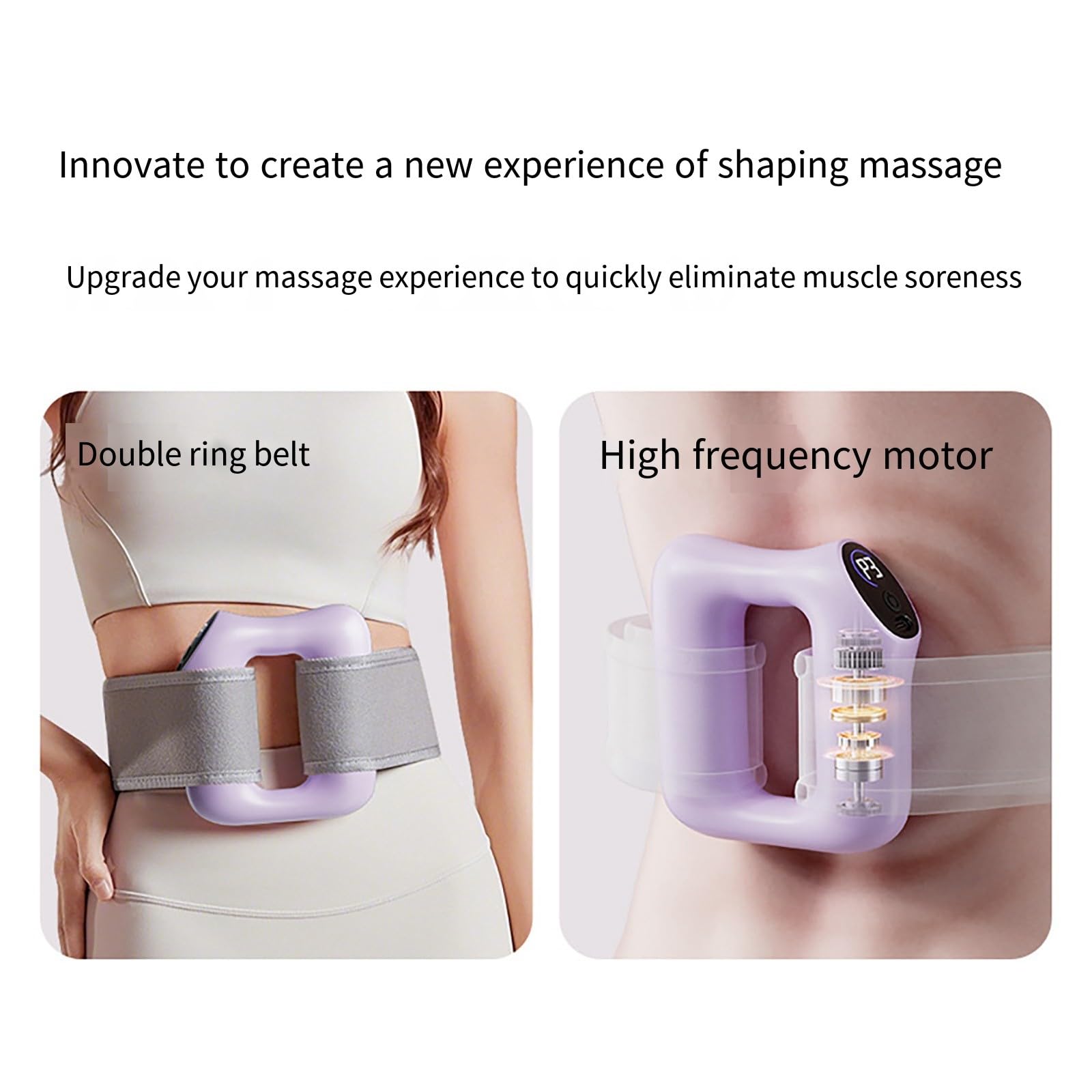 2026 Plataforma vibratoria para entrenamiento de cuerpo completo en casa con 8 niveles de velocidad, función de masaje para quemar grasa, tonificación muscular (B, A)