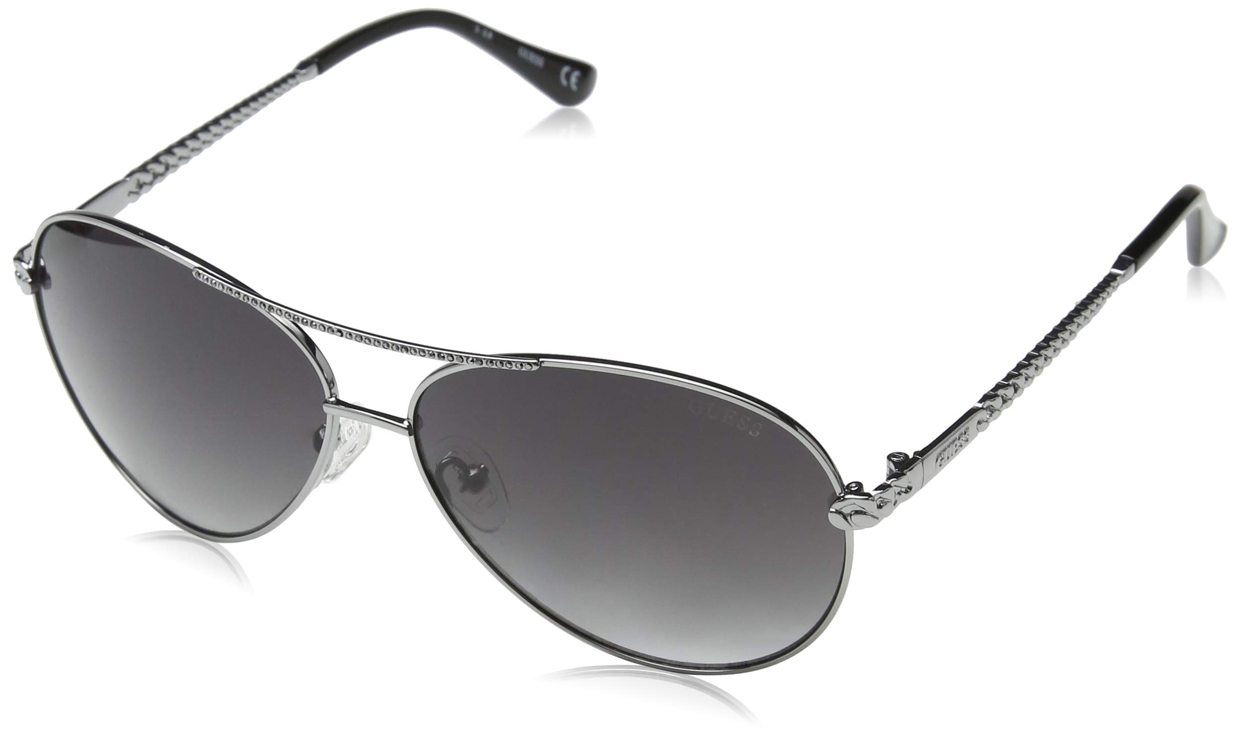 Guesswomens Catherine Rhinestone Aviator Sunglasses Desertcart INDIA - Main Image