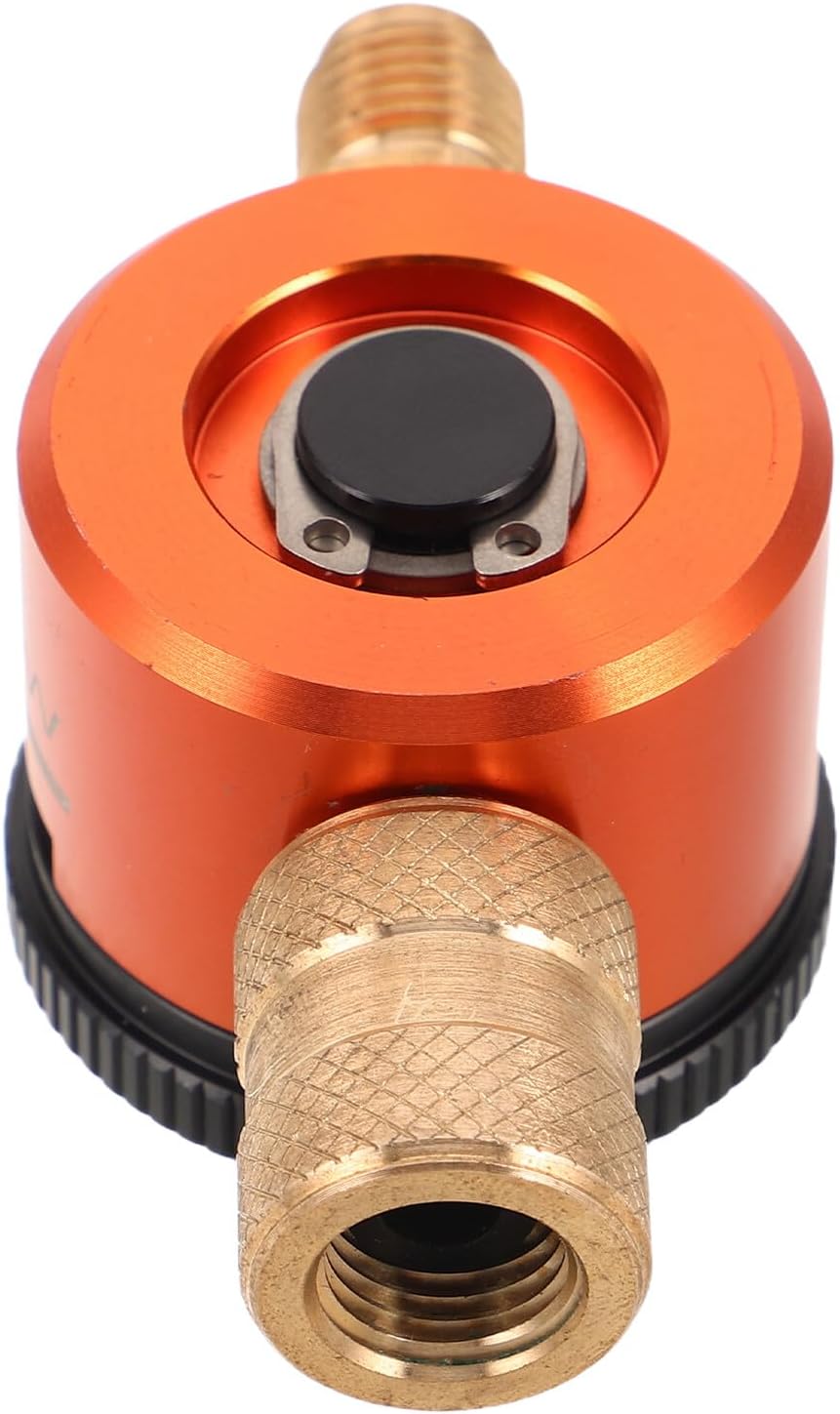 VILLCASE Nitrogen Gas Regulator Brass Flow Control Valve Hvac Purge Tool Adjustable Pressure for Welding and Rv Accessories