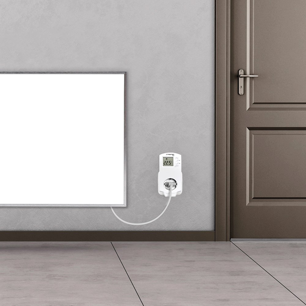 TROTEC TIH 400 S Płytowy promiennik na podczerwień moc 450 W energooszczędny czyste ciepło bez hałasu