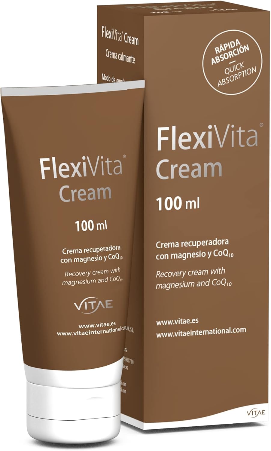 Flexivita Cream 100ml | Recovery and massage formula | Magnesium, Arnica, CoQ10 | Natural formula for musculoskeletal health
