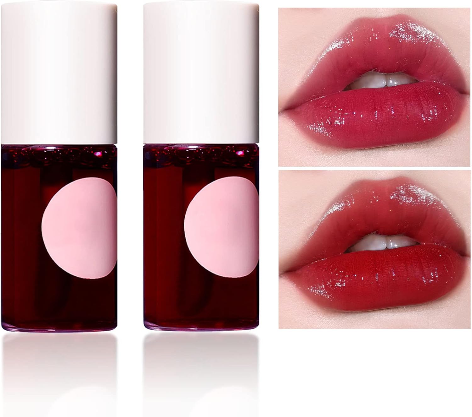 CAHIUYOA Lip Tint Stain Set,Korean Lip Tint Lip Stain Long Lasting