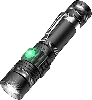 LED Torch Rechargeable,Mini Torch Flashlight, Mini Torch Water Resistant for Camping, Mini Flashlight for Emergency Outdoor Use, Flashlights with High Lumens