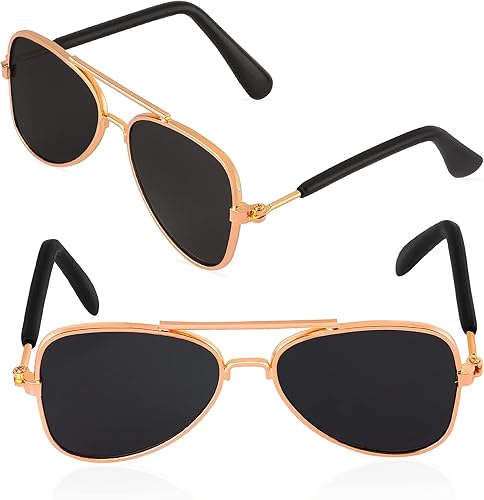 Miniatura 2 de Juego de 3 piezas de accesorios para disfraz de capitán de mascota piloto para perro, gato, piloto, sombrero formal, corbata, collar de piloto,