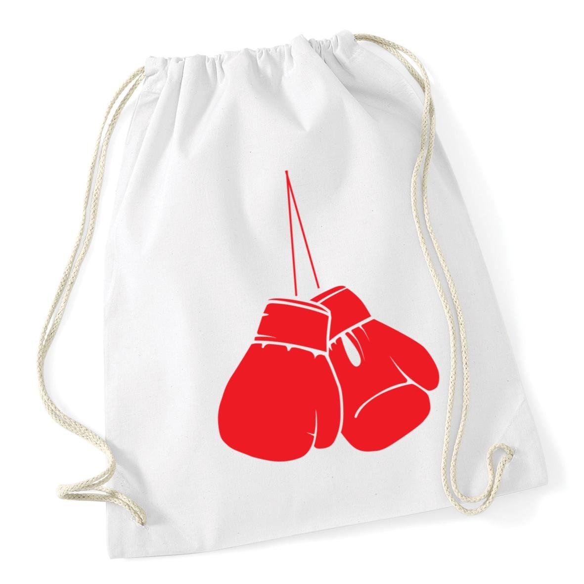 Hippowarehouse Boxing gloves Drawstring Cotton School Gym Bag 37cm x 46cm, 12 litres — image 1