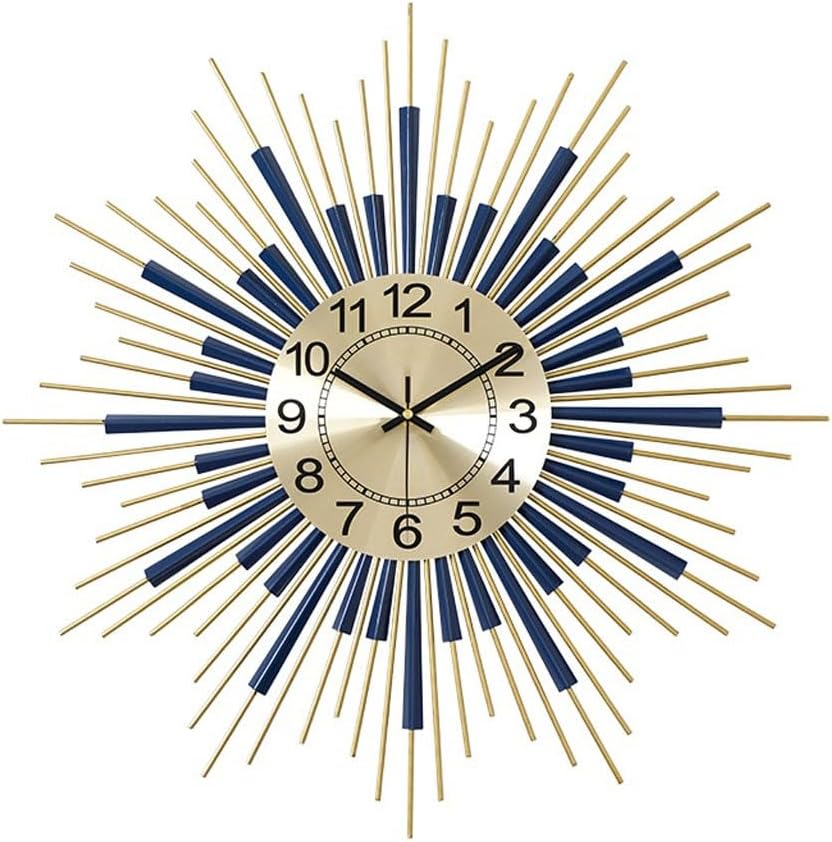 Wall Clock Home Nordic Light Luxury Wall Clock Living Room Clock Creative Fashion Atmosphere Wall Clock Modern Art Restaurant Wall Clock Clock for Wall(Medium)