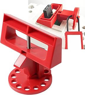 3 Phase Circuit Breaker Lockout Device, Heat Resistant PC Shell, Loto Air Switch Lock, Industrial Use