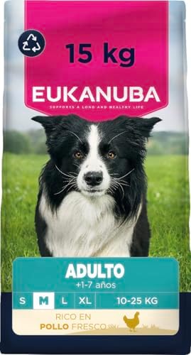 Eukanuba, alimento para Perros con Pollo Fresco para Razas Median...
