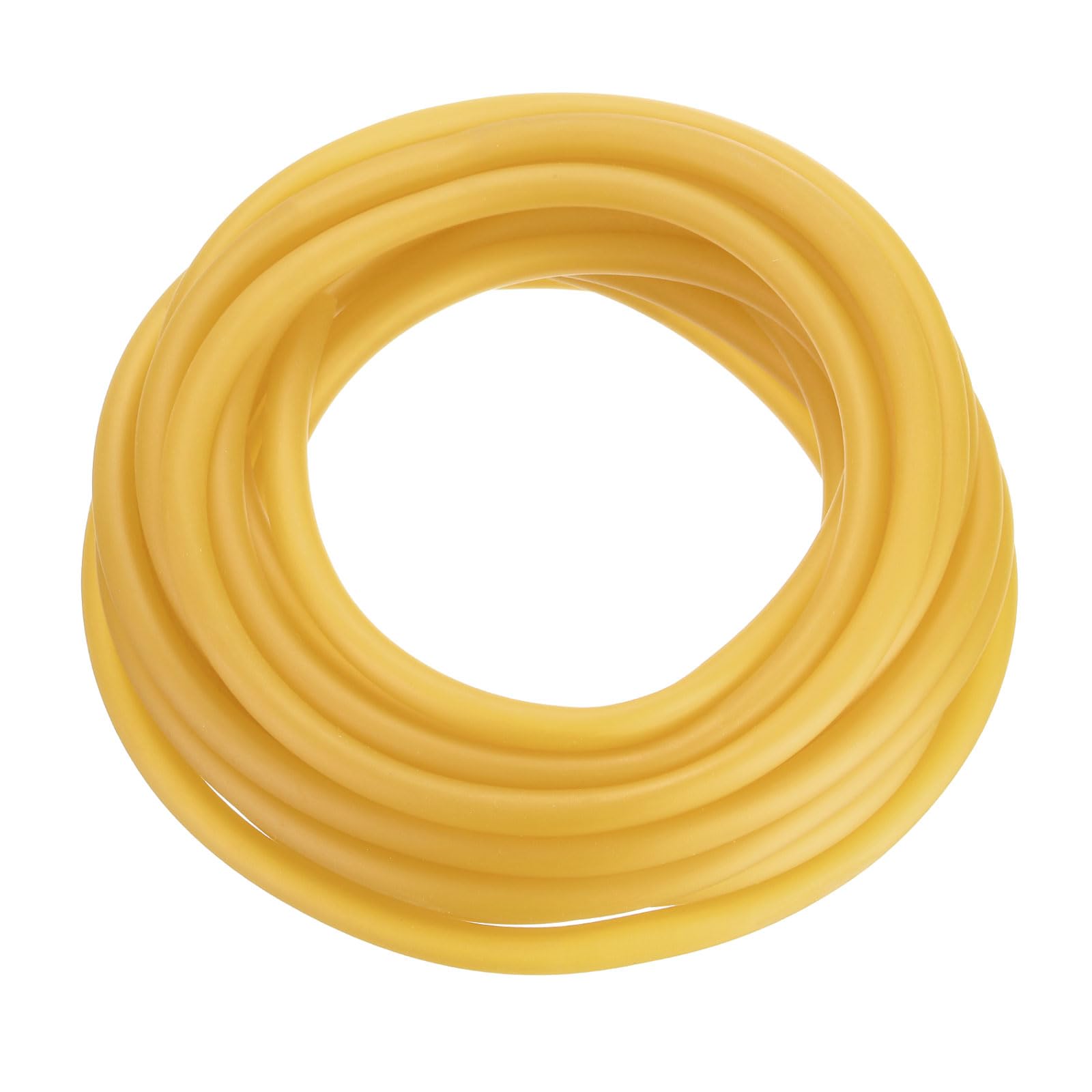Tuyau caoutchouc latex naturel 8x12.7mm de 8m jaune pour étirement et labo