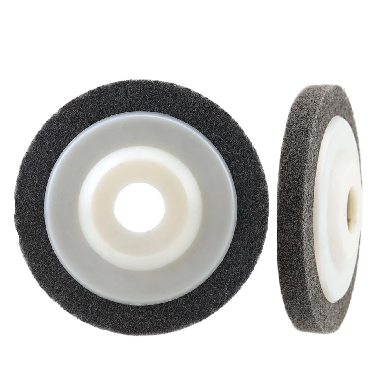 Discos de lijado para amoladora angular Disco de lijado abrasivo for rueda pulido fibra nailon, 100/115/125mm, for amoladora angular, Metal, carpintería y vidrio(115mm,10pcs)
