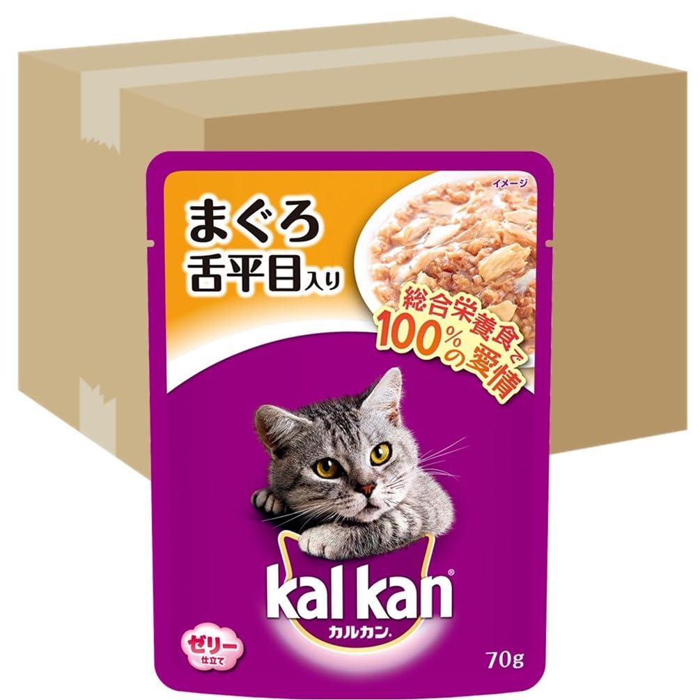 【送料無料】カルカン パウチ 成猫用 まぐろ たい入り 舌平目入り キャットフード  カルカン パウチ まぐろ 舌平目入り キャットフード 成猫用 70g×16袋×10 (