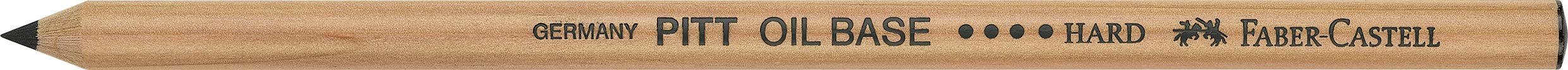 Faber-Castell PITT Matita Artista Monocromatica Nera – Base Olio, Durezza N. 4 Dura Per Disegno Dettaglio