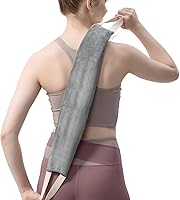 uncn Microwavable Heating Pad for Neck Shoulders Back - Lavender Scented, Washable Cover, Deep Moist Heat Wrap 1.5 lbs