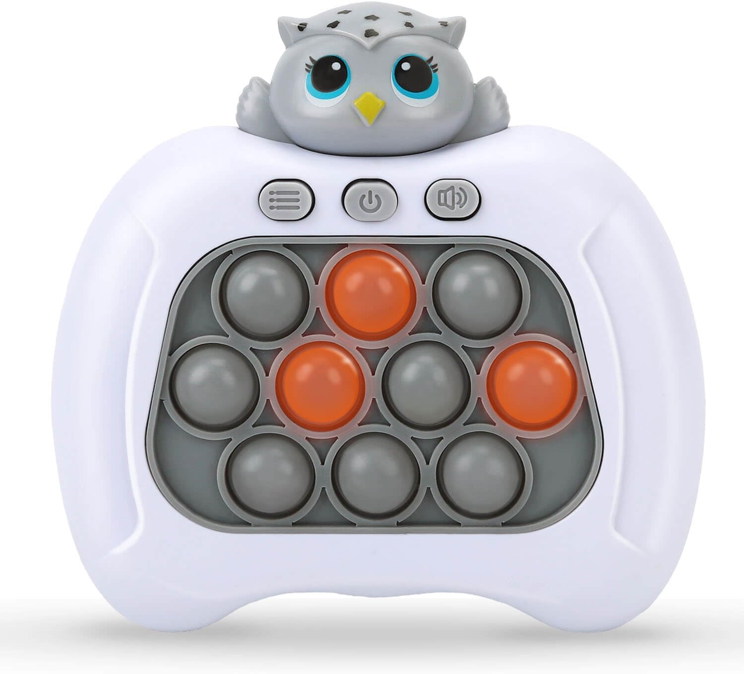 Fast Push Game, Upgraded Pop Fidget Light Up Bubble Handheld Game Toys, Electronic Quick Push Game Fidget Sensory Toys for Autistic Children, Great Birthday for Boys Girls & Teens