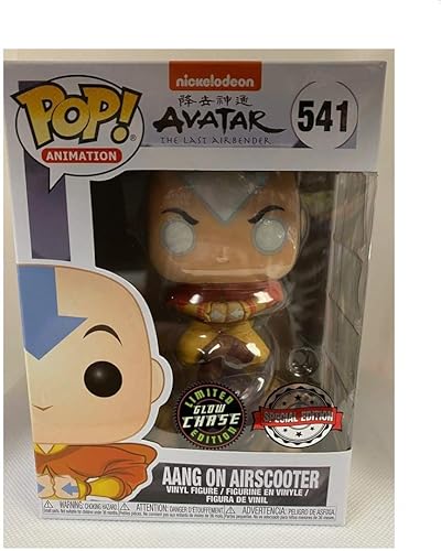 Miniatura 2 de Funko Pop! Avatar The Last Airbender Aang on Airscooter Glow in The Dark GITD Chase Special Edition - Figura adhesiva