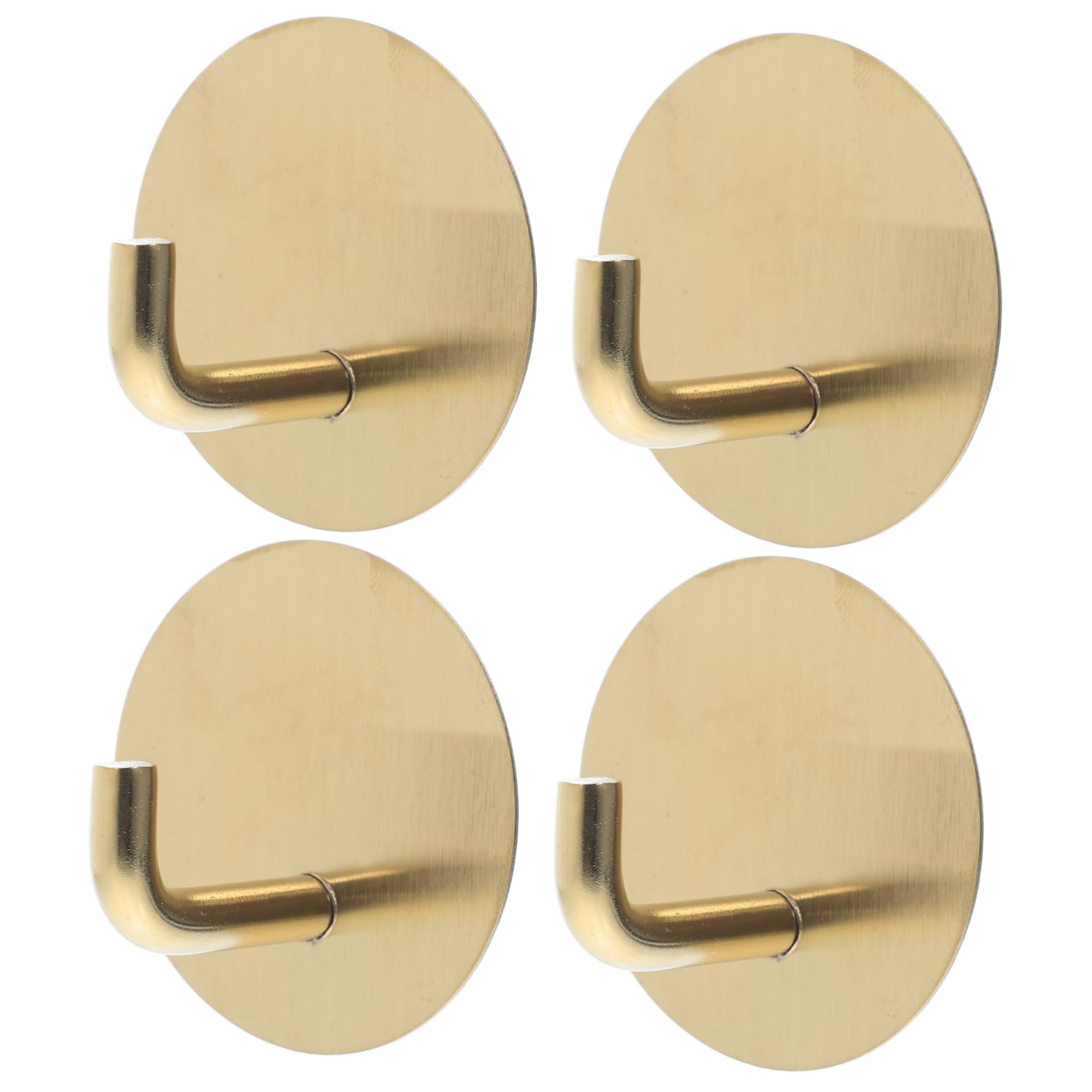jojofuny 5 Series Gancho De Acero Inoxidable Ganchos Autoadhesivos Para Toallas Toalleros Para Baños Pegarse En Los Ganchos De Las Toallas Gancho Para Toallas De Cocina Golden 4 Piezas X 5