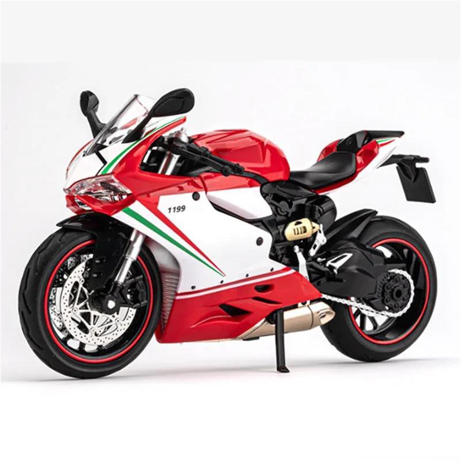 SEYXF Motorbike Toy Motorcycle Metal Model Collection Diecasts Gifts 1/12 for Ducati Panigale 1199(Red Retail Box)
