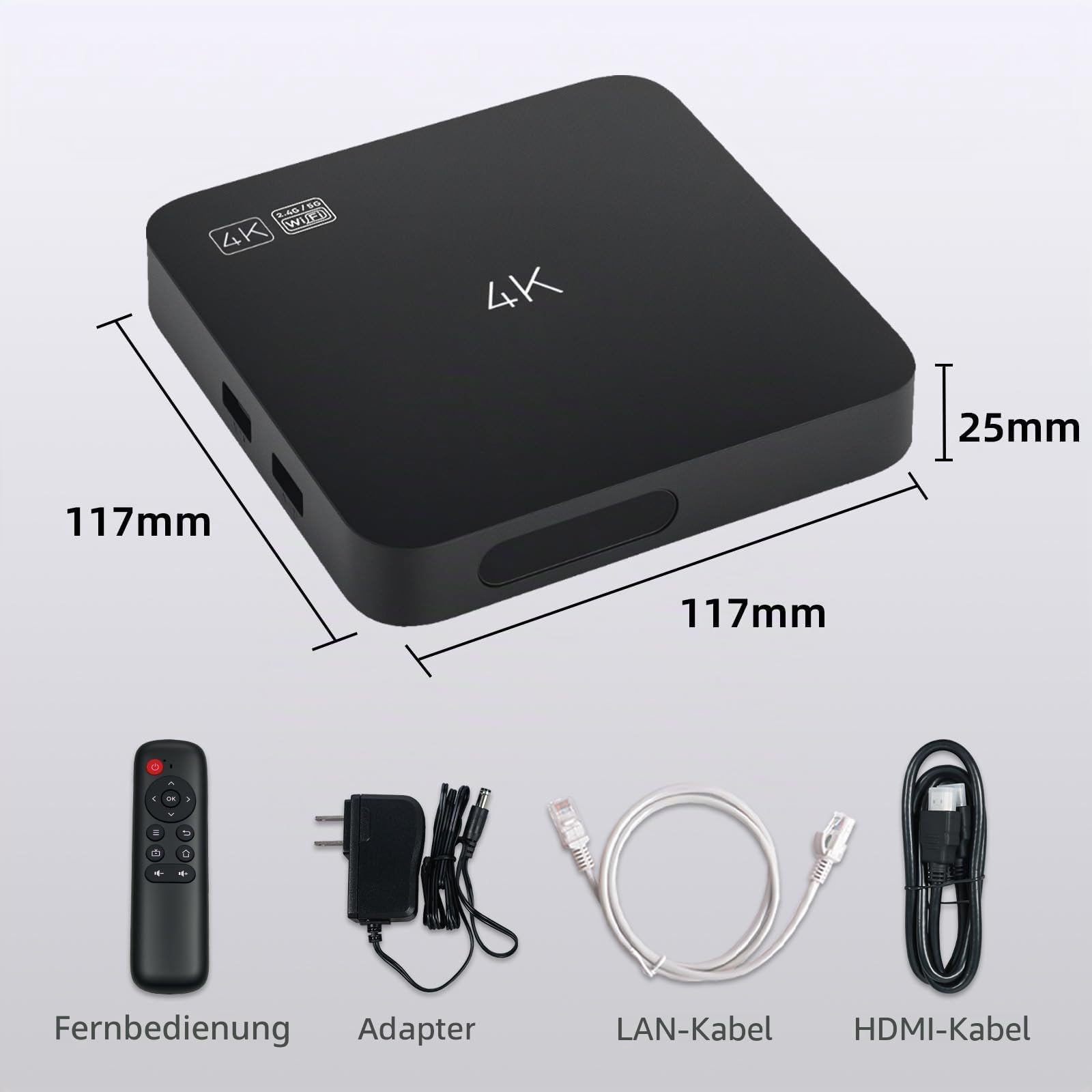 Digital Signage Media Player Box freies Cloud CMS-System verwandeln Sie Ihren Fernseher in Werbedisplay… (YM05/1+8G)