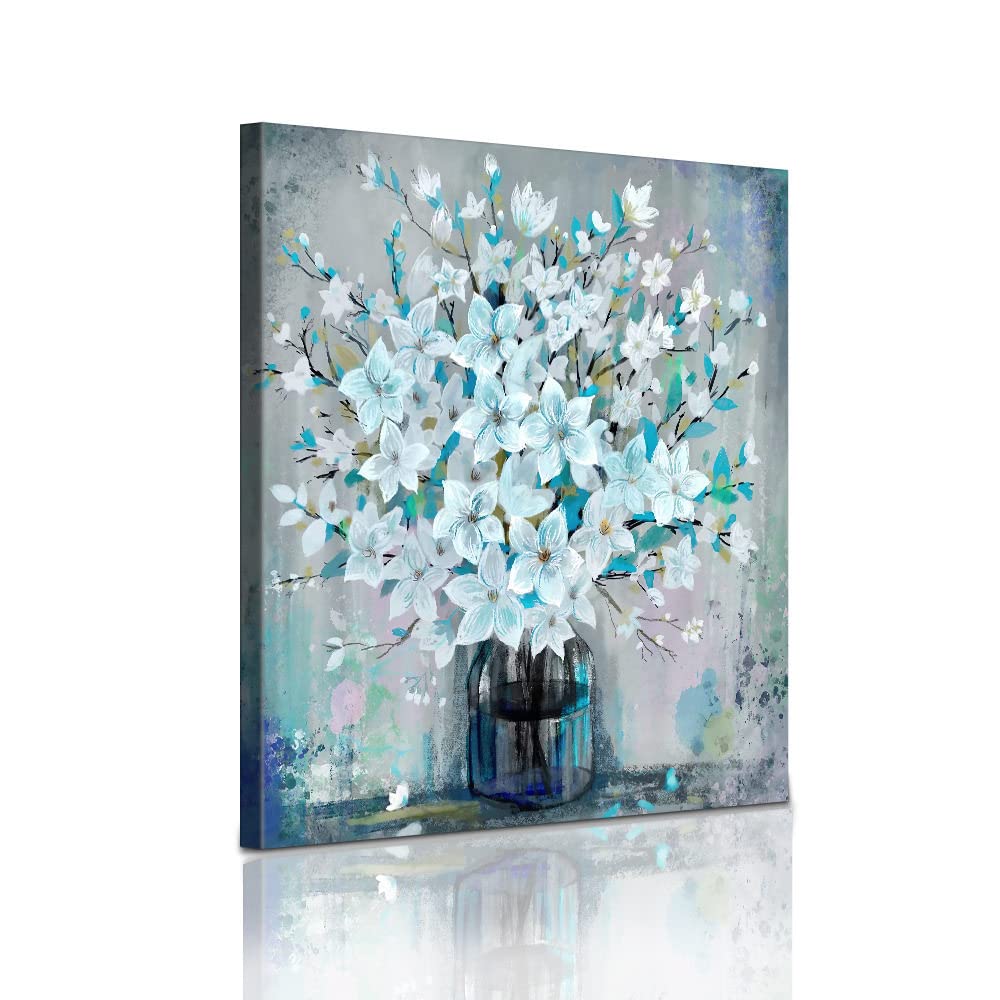 純粋な手描きのヨーロッパの厚い油の質感の抽象的な花0