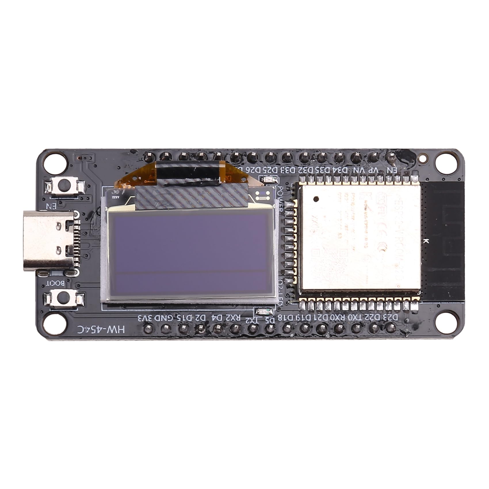 Agmoctz ESP-32 WiFi-Entwicklungsboardmodul CH340 mit 0,96 OLED-Display für OLED Typ C Agmoctz ESP-32 WiFi-Entwicklungsboardmodul CH340 mit 0,96 OLED-Display für OLED Typ C