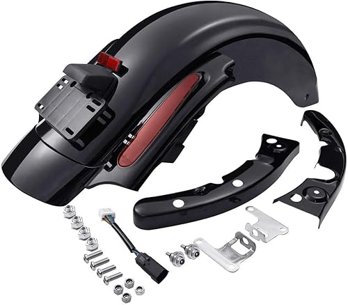 Miniatura 13 de TCMT Sistema de guardabarros trasero LED incluido cubiertas de puntal para Harley Touring Road King CVO Road Glide Ultra Classic Electra Glide