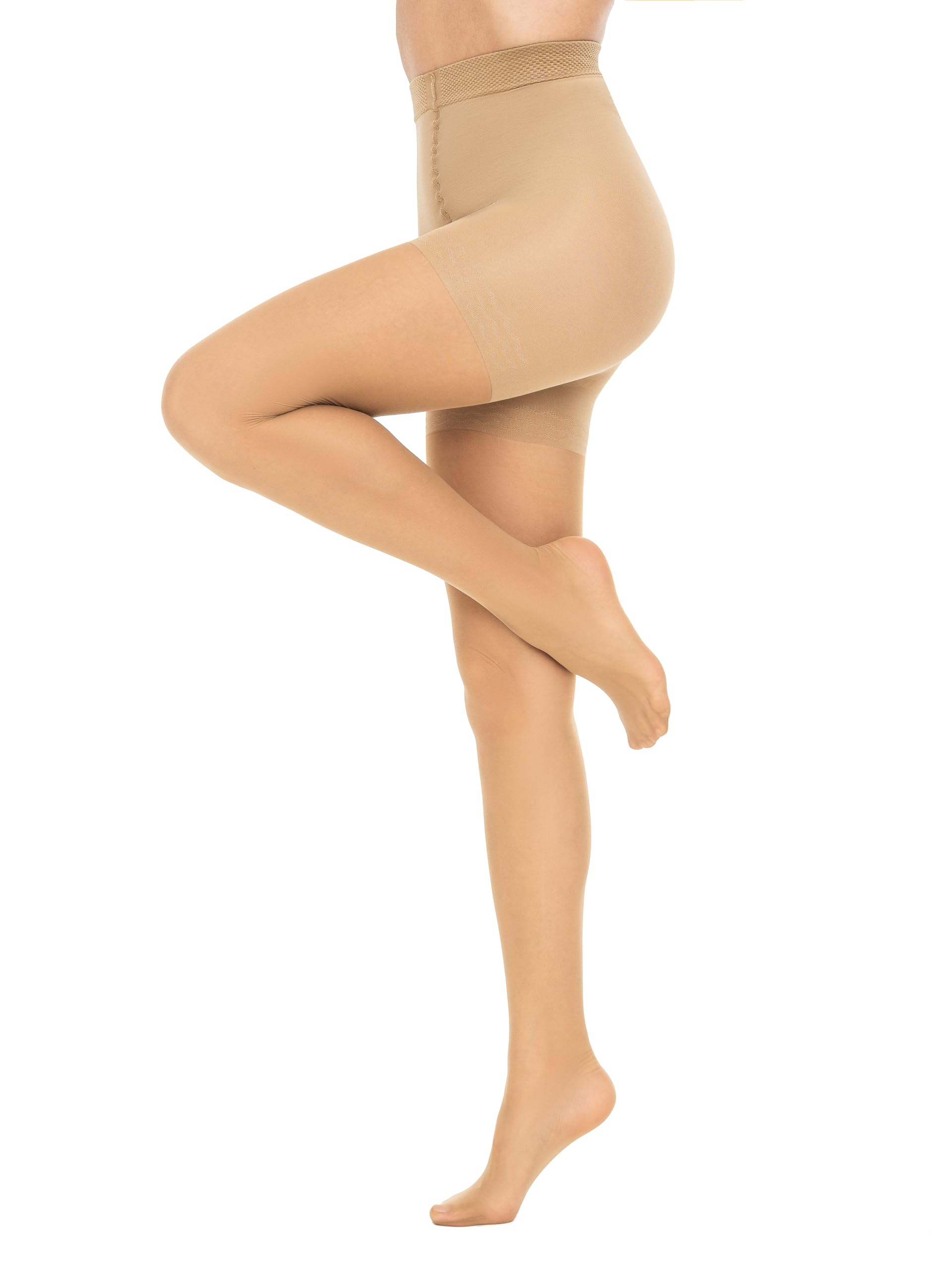 Veluk 40D Control Top Tights for Women Tummy Shaping Pantyhose