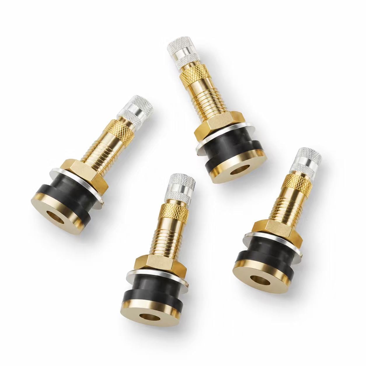CKAuto TR618A Tubeless Air Liquid Tractor Clamp-in Valve Stems, 4 Pcs/Pack