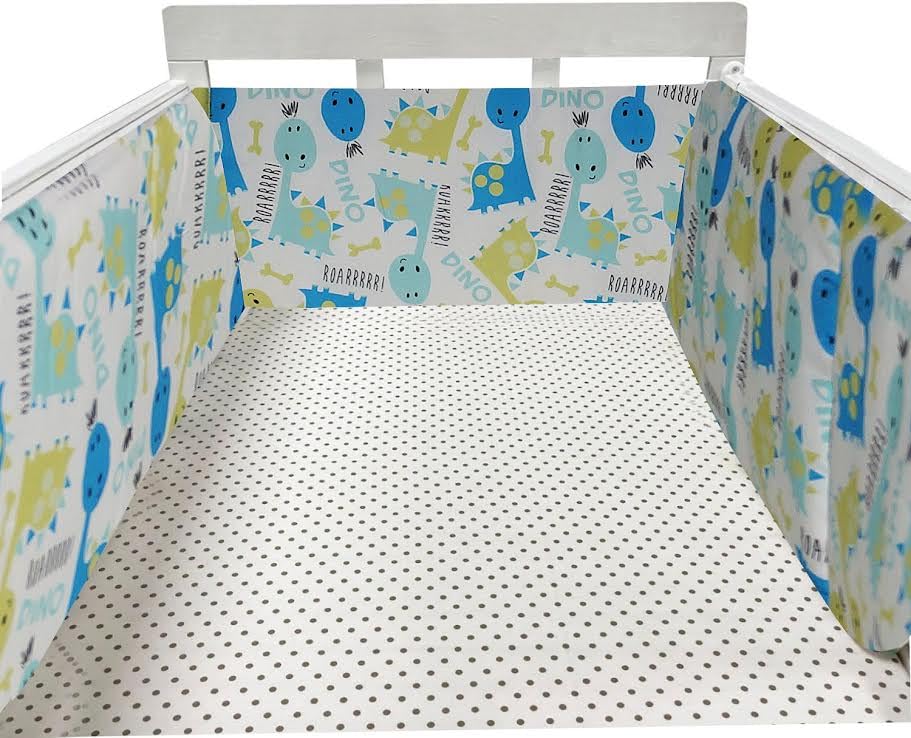 Oscar Home Cot Bed Rail Four Sided Protection 360 CM Cushioned for All Types of Baby Cot Bed (Esquire) - Image 7 thumbnail