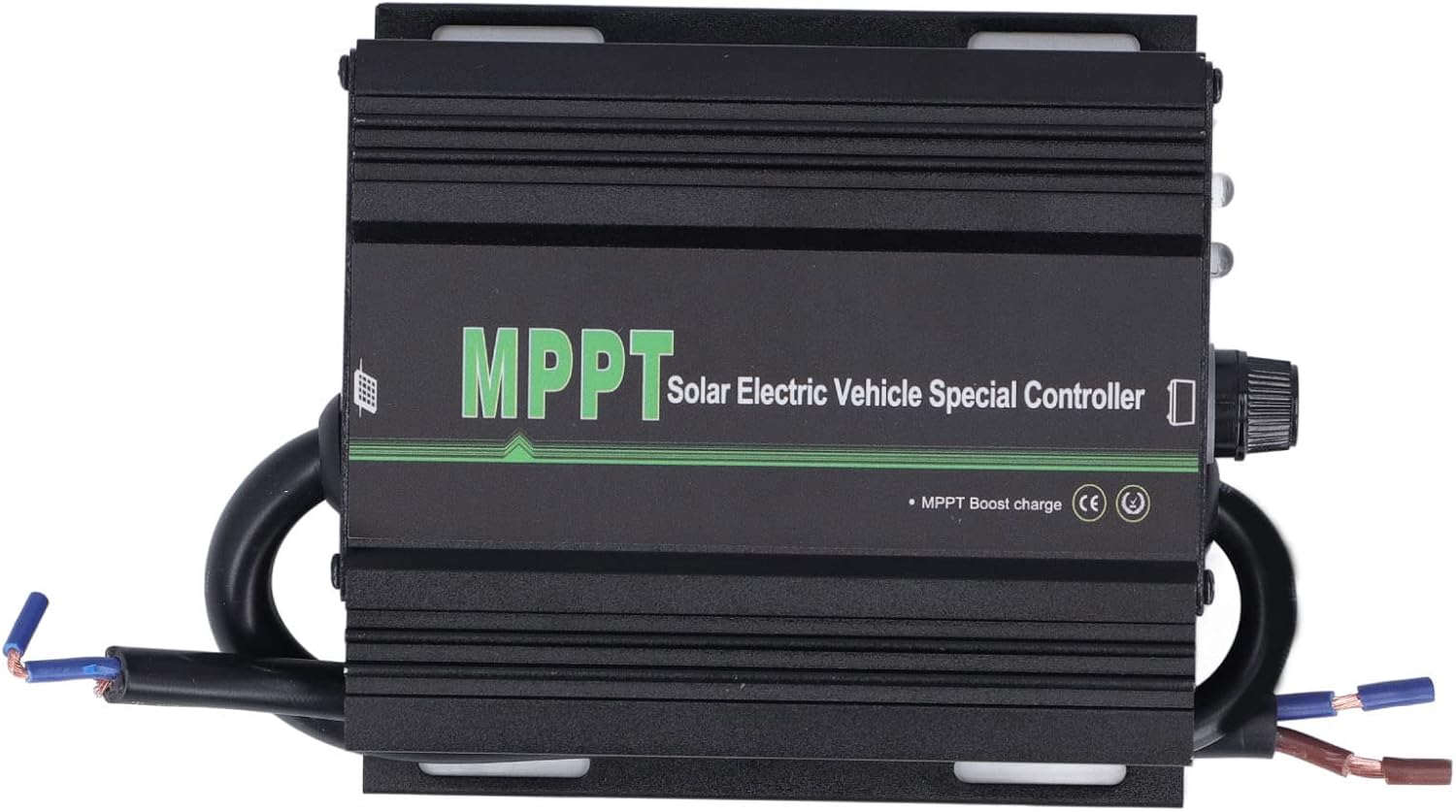 solar charge controller JNEVS electric car MPPT regulator settable voltage, electric car charge controller with LED status indication.
