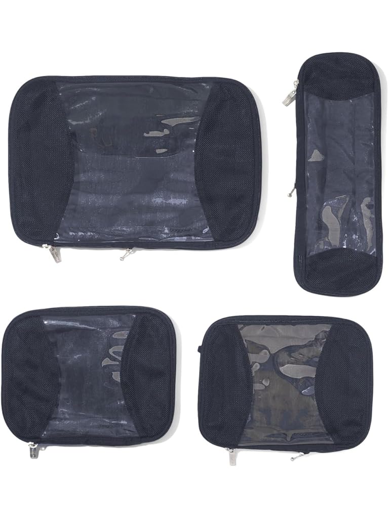 Navy Baggallini Compression Cube 4-piece Set