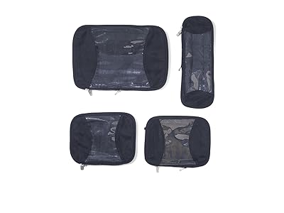 Baggallini Compression Cube 4-piece Set Tote Handbags French Navy, Nylon