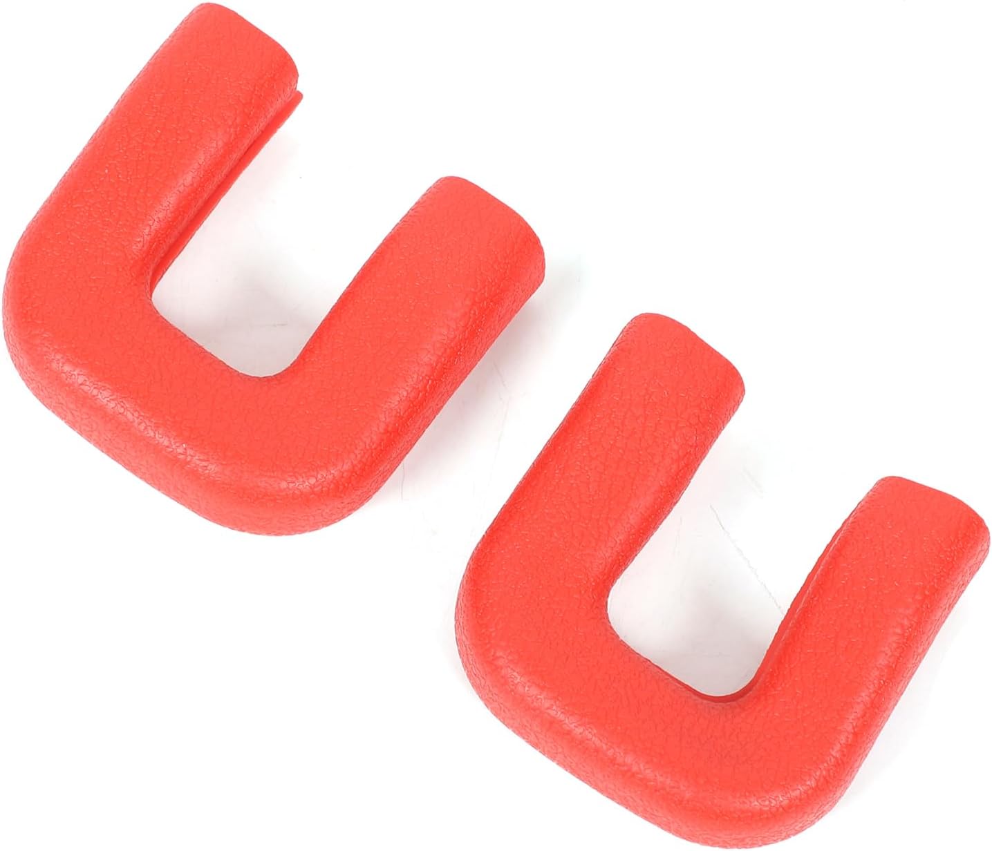 Daeiclru Tow Hook Covers Compatible with Nissan Frontier 2022-2025, Tow Hook Protector Front Bumper Tow Hook Rubber Sleeve Protective Cover Exterior Accessories (Red)