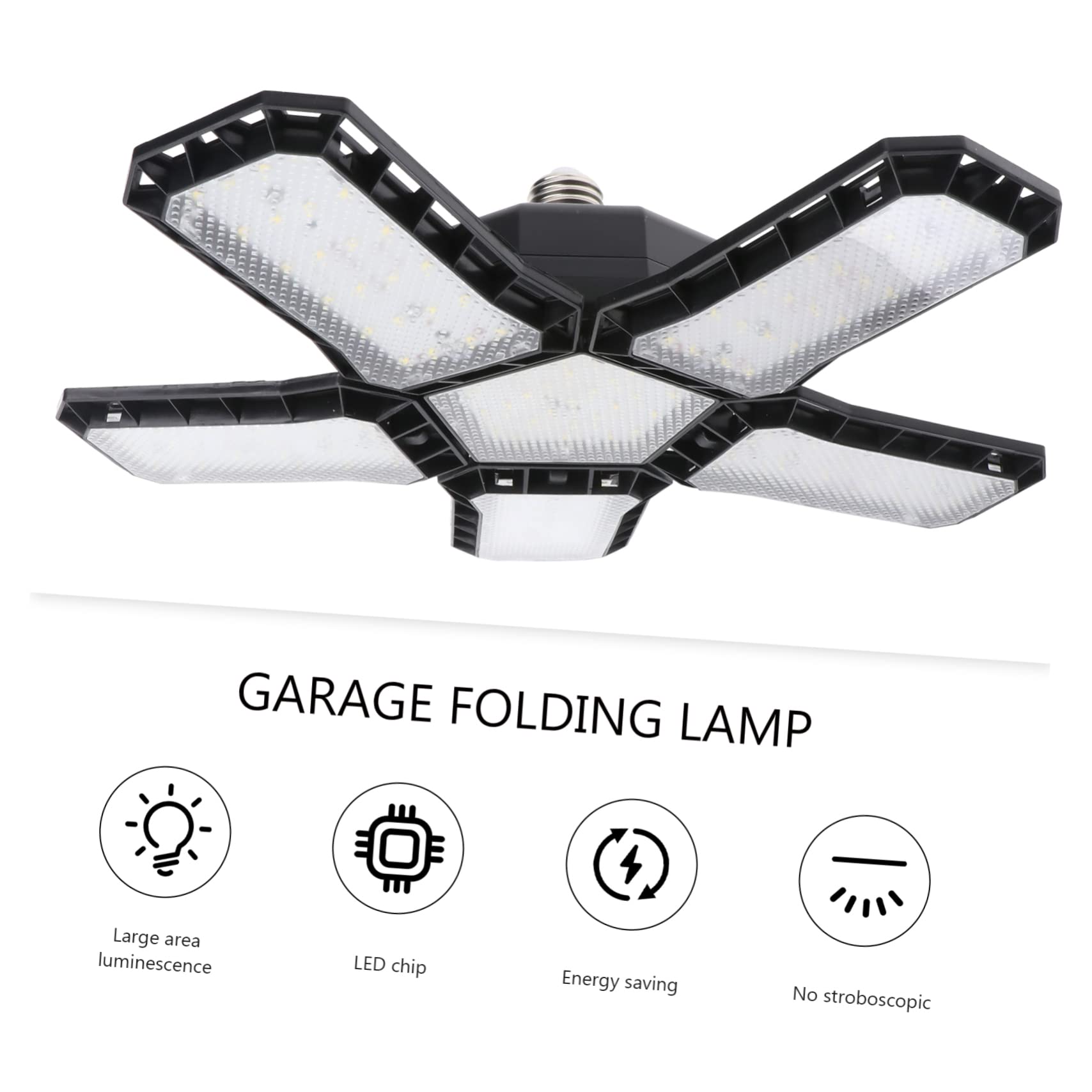 80w Garage Industrial Light Led Can Lights Panel Folding Ceiling High Efficiency — view 5