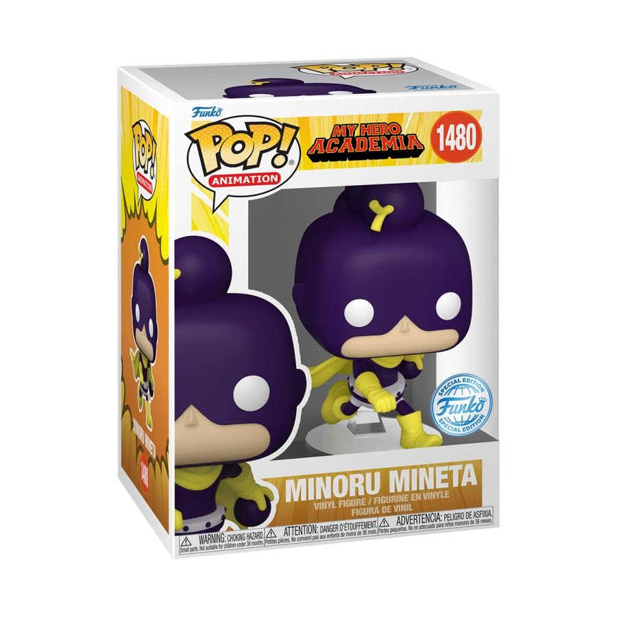 Funko Pop! Animation My Hero Academia Minoru Mineta #1480 Special Edition, Matte Vinyl, 4.15 inches - Image 2