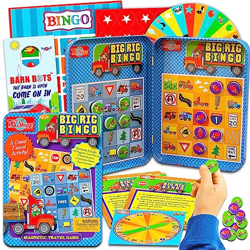 Road Trip Bingo for Kids Ages 4-8 - Bundle with Kids Bingo Games ...