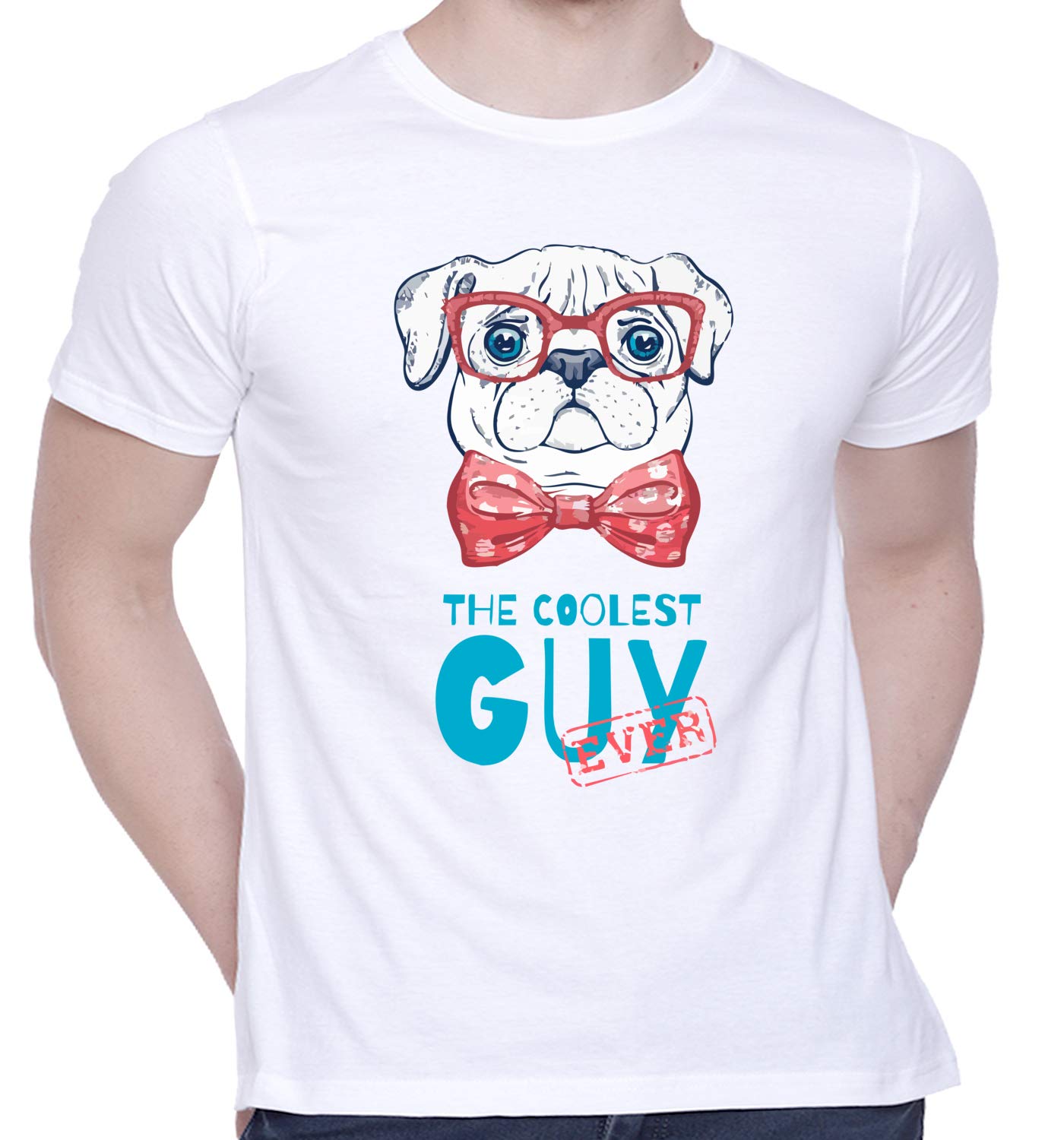 CreativiTGraphic Printed T-Shirt for Unisex Cool Guy Tshirt | Casual Half Sleeve Round Neck T-Shirt | 100% Cotton | D00456-42