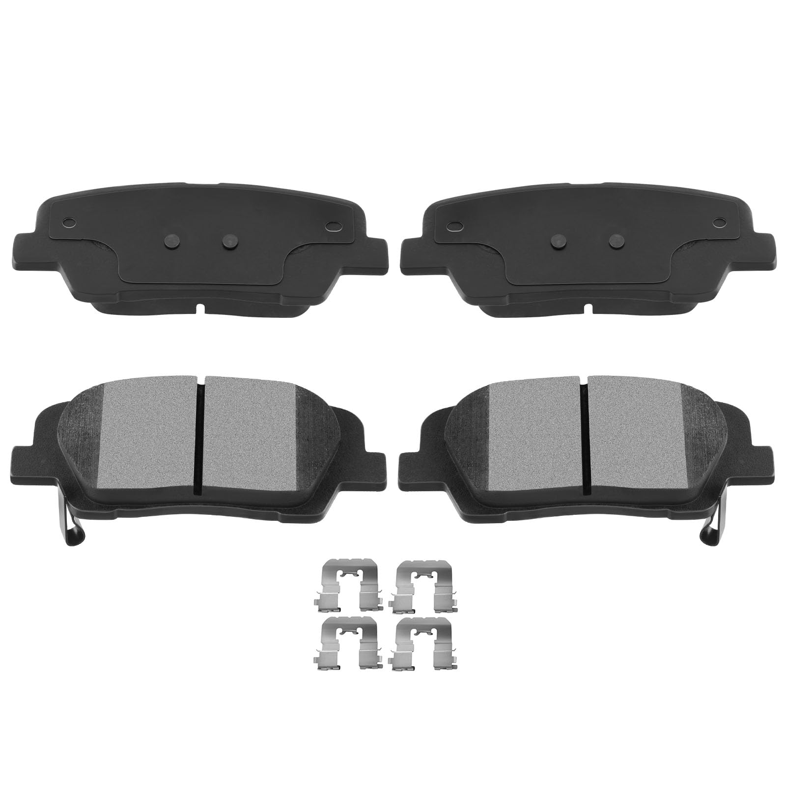 AUTOMUTO 4PCS Rear Semi-Metallic Disc Brake Pads Set D1439