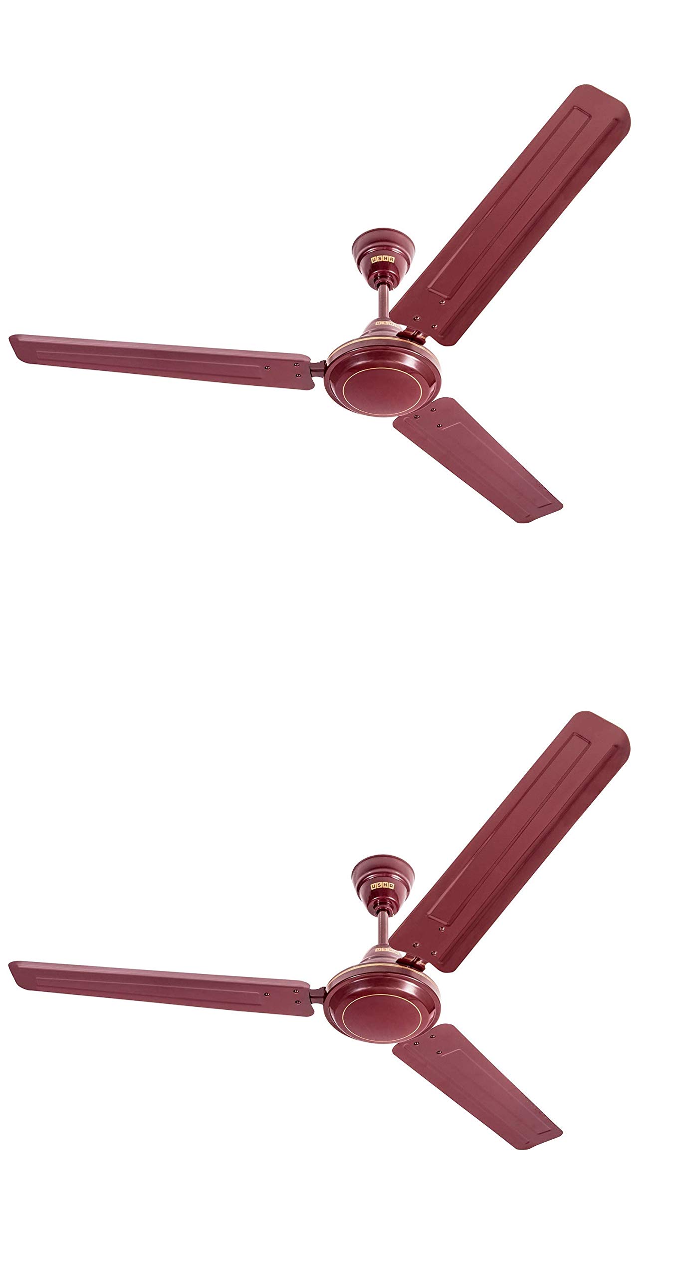 Usha Racer 1200MM Ultra High Speed 400RPM Ceiling Fan Brown W/O REG Pack of 2 (B086H5NZ5D) Amazon Price History, Amazon Price Tracker