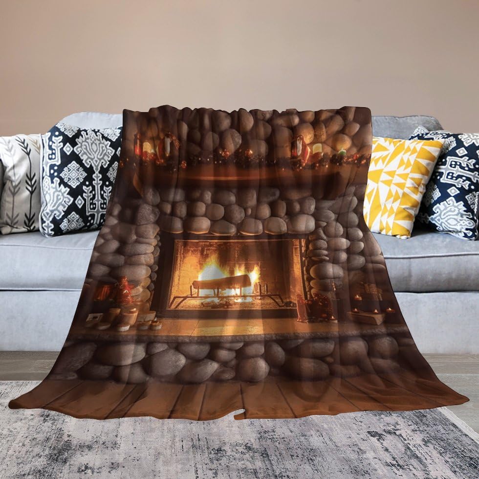 Couverture en micro polaire plaid idéal pour cadeau de Nouvel An et Noël