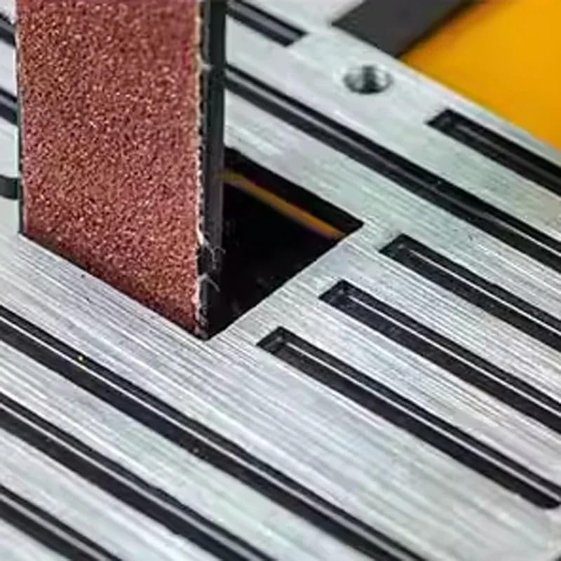 Mini szlifierka taśmowa do użytku domowego polerka, mała elektryczna szlifierka nożowa do ciągnienia drutu metalowego, gratowania i obróbki drewna polerowanie DIY